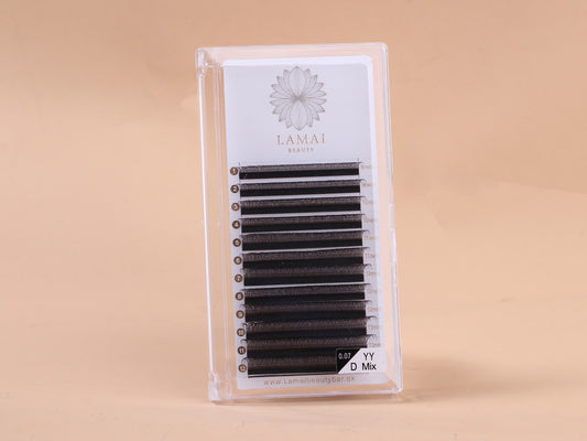 BRUNE YY LASHES MIX D CURVE 0.07